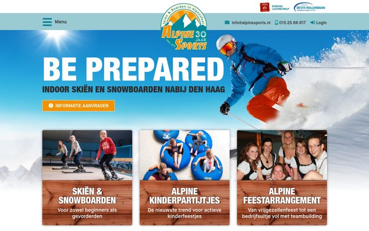 Screenshot of alpinesports.nl