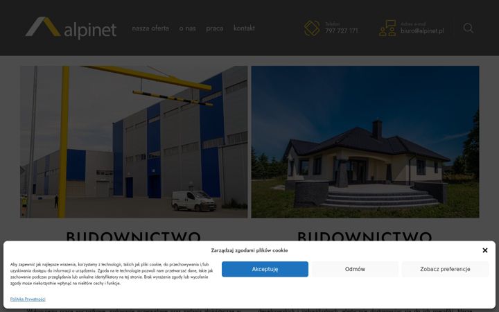 Screenshot von alpinet.pl