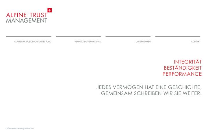 Screenshot of alpinetrust.de