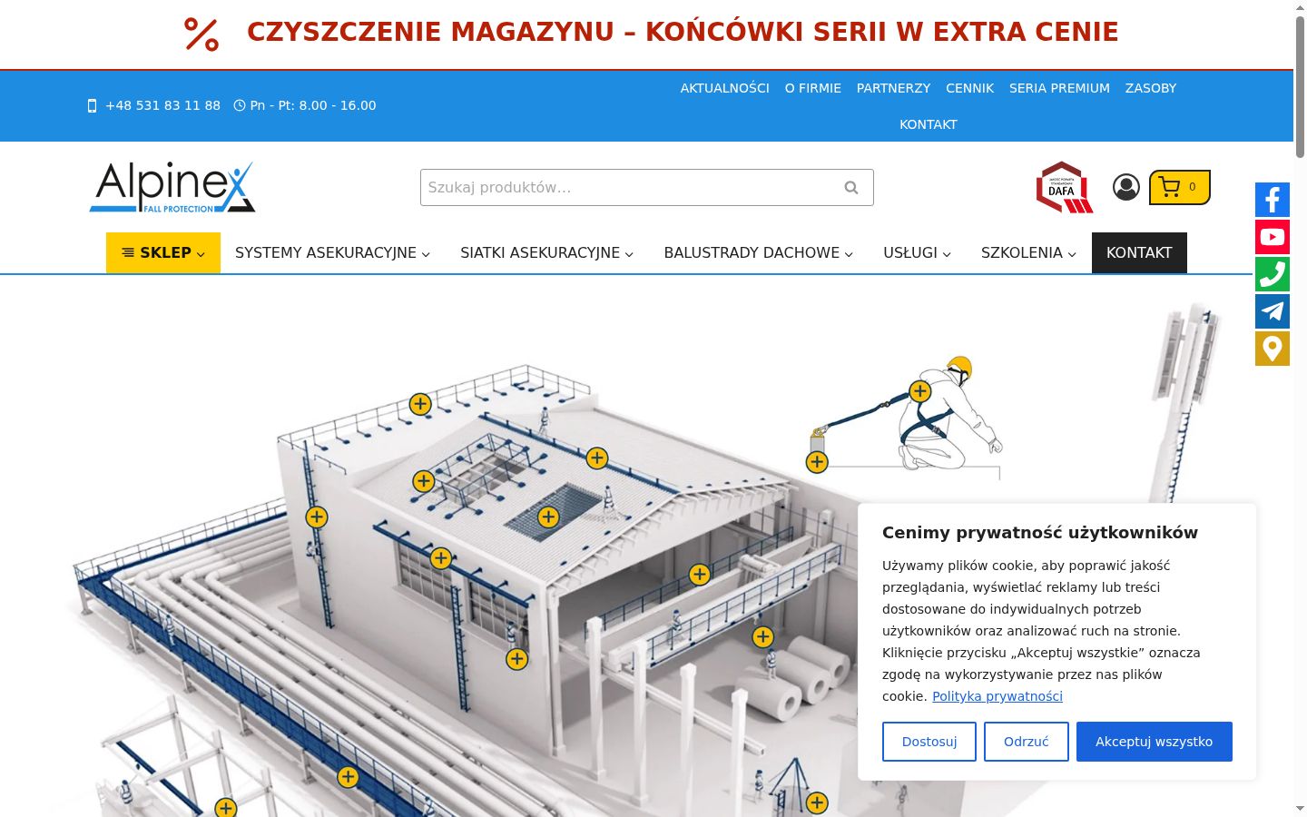 Ekrānuzņēmums ar piekrišanas baneri, kas tika rādīts pirms jebkādas mijiedarbības