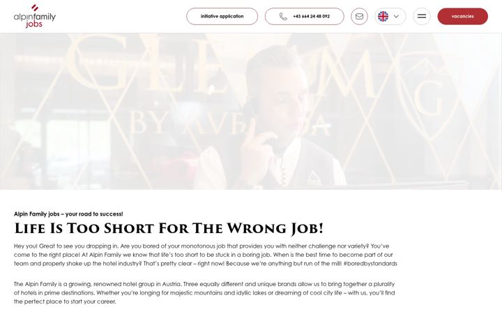 Snímek obrazovky alpinfamily-jobs.at
