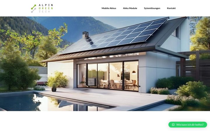 Screenshot of alpingreentech.com