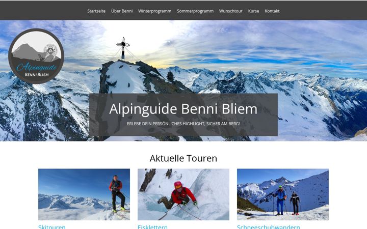 Screenshot of alpinguide-zillertal.at