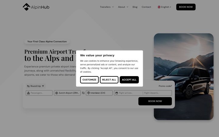 Screenshot of alpinhub.com