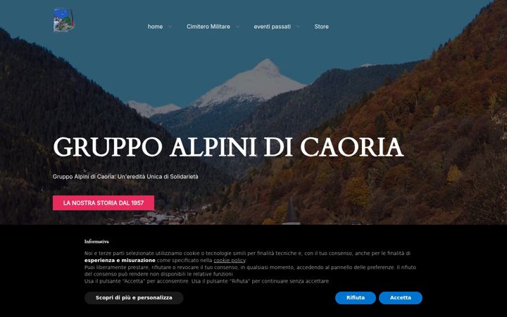 Snímek obrazovky alpinicaoria.it