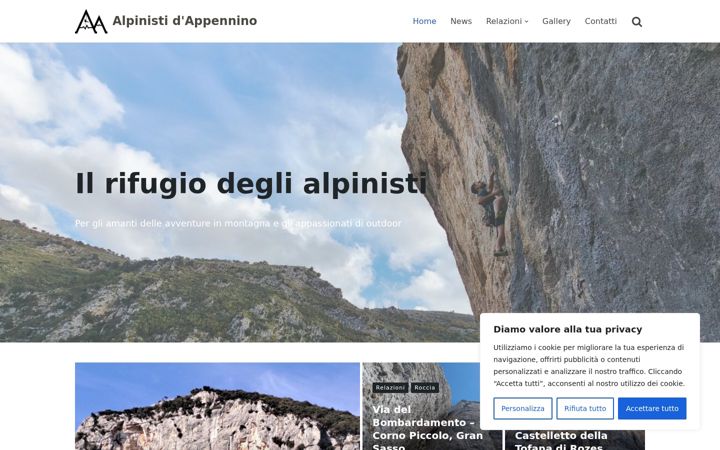 Screenshot of alpinistidappennino.it