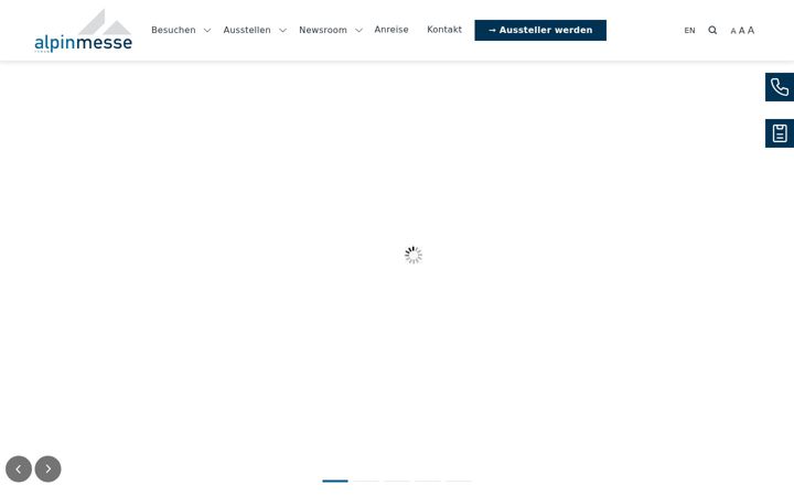 Screenshot of alpinmesse.info