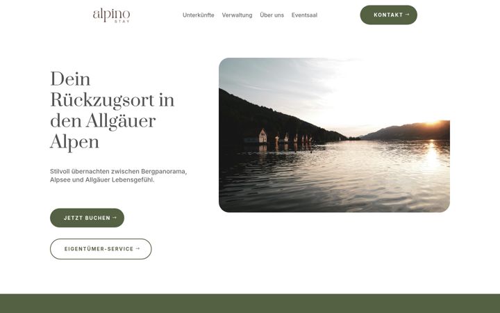 Screenshot of alpinostay.com
