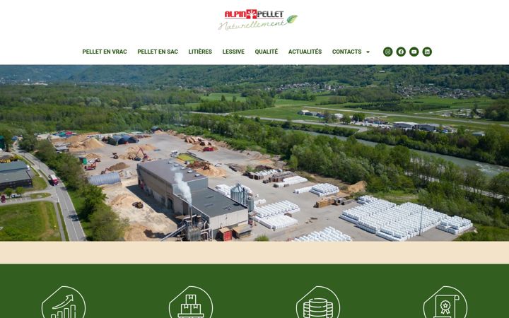 Screenshot of alpinpellet.com