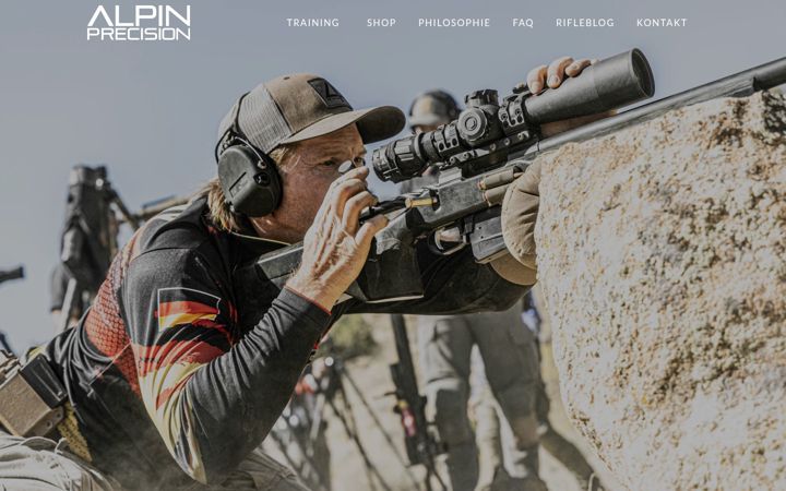 Screenshot of alpinprecision.com