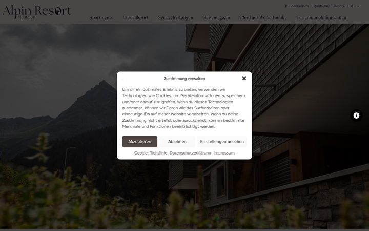 Screenshot of alpinresortmontafon.com