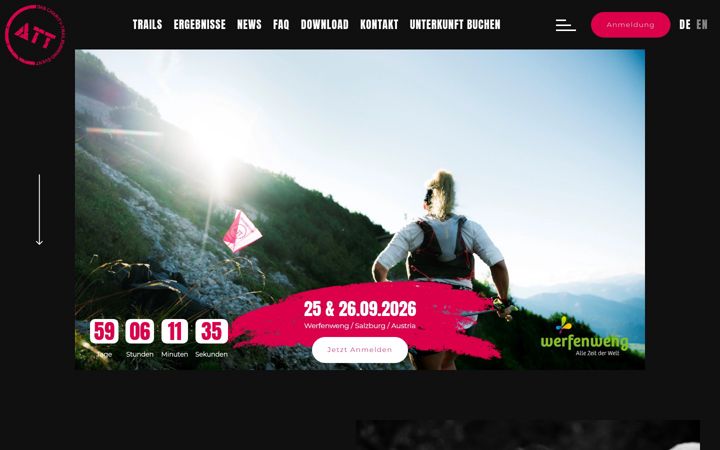 Screenshot of alpinteamtrail.at