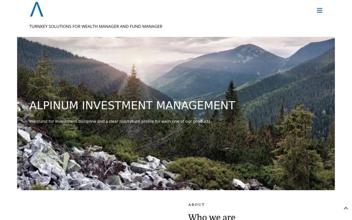 Screenshot of alpinumim.com