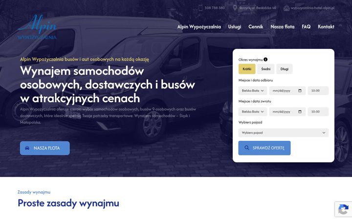 Screenshot von alpinwypozyczalnia.pl