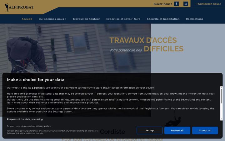 Screenshot of alpiprobat.fr