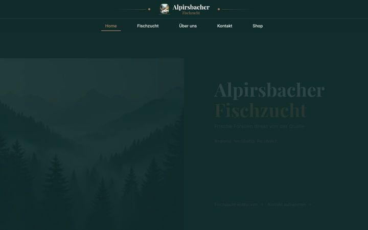 Screenshot of alpirsbacher-fischzucht.de