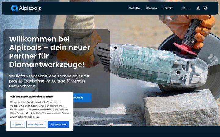 Zrzut ekranu alpitools.com