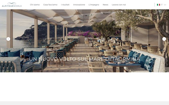 Kuvakaappaus sivustosta alpitourworld.com