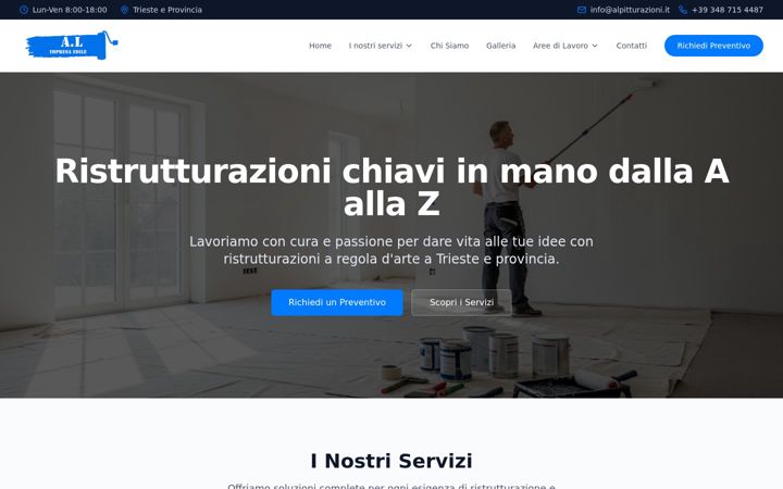 Captură de ecran a alpitturazioni.it