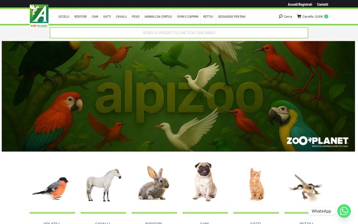 Screenshot of alpizoo.com