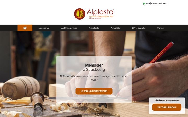 Screenshot of alplasto.com