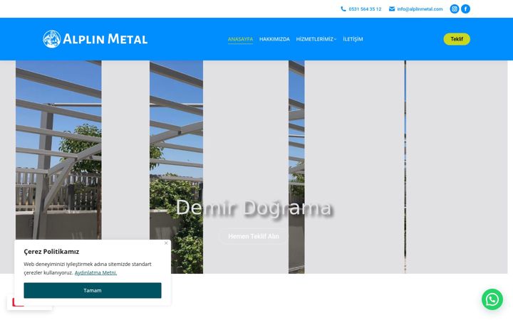 Screenshot of alplinmetal.com