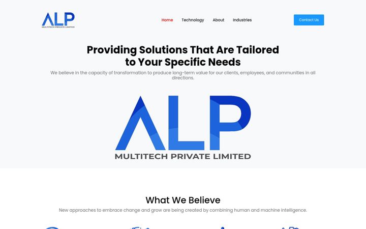 Screenshot of alpmultitech.com