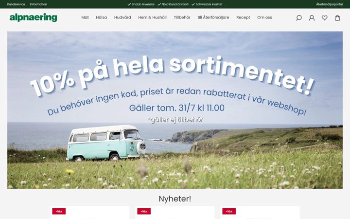 Screenshot ta' alpnaering.se