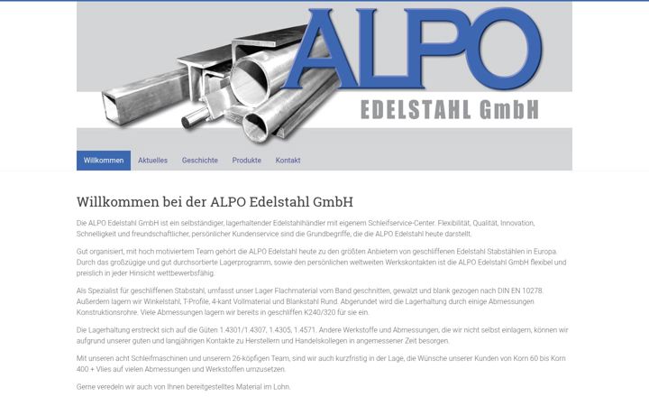 Ekrano kopija alpo-edelstahl.com