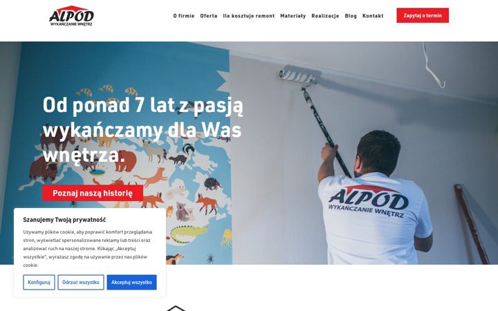 Screenshot of alpod.pl