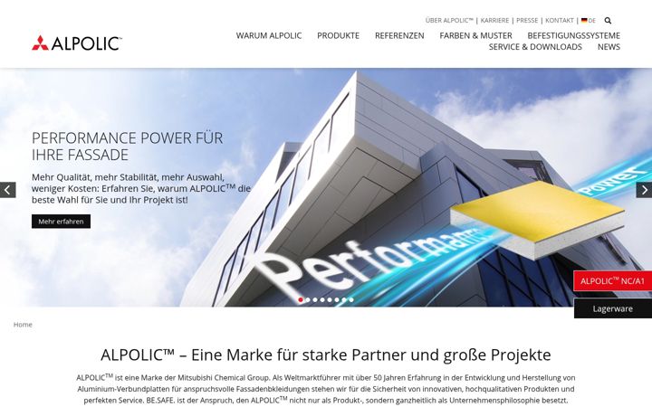 Screenshot of alpolic.eu