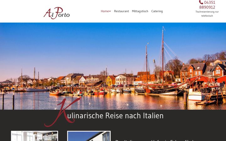 Screenshot of alporto-eckernfoerde.de