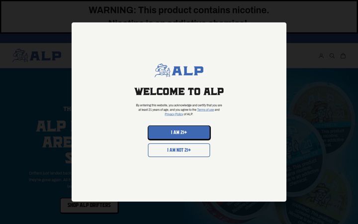 Screenshot of alppouch.com