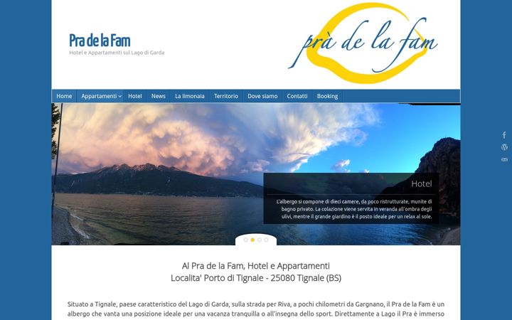 Screenshot of alpradelafam.com