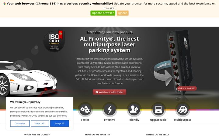 Screenshot of alpriority.com