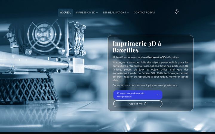 Screenshot of alpro08-impression3d.fr