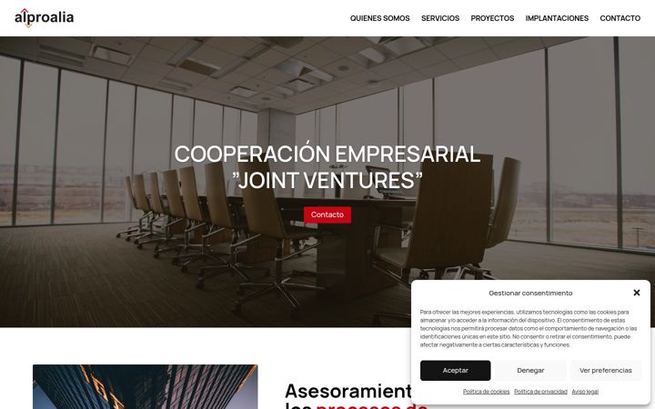 Screenshot of alproalia.net