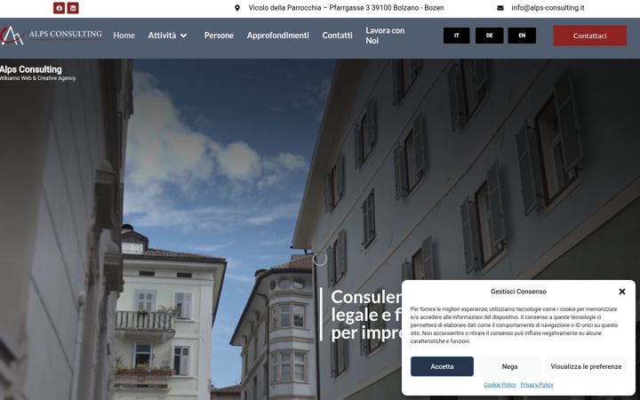 Captura de pantalla de alps-consulting.it