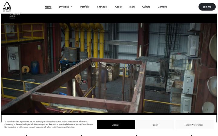 Screenshot of alps-studios.com