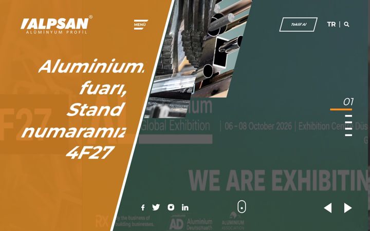 Screenshot of alpsan.com