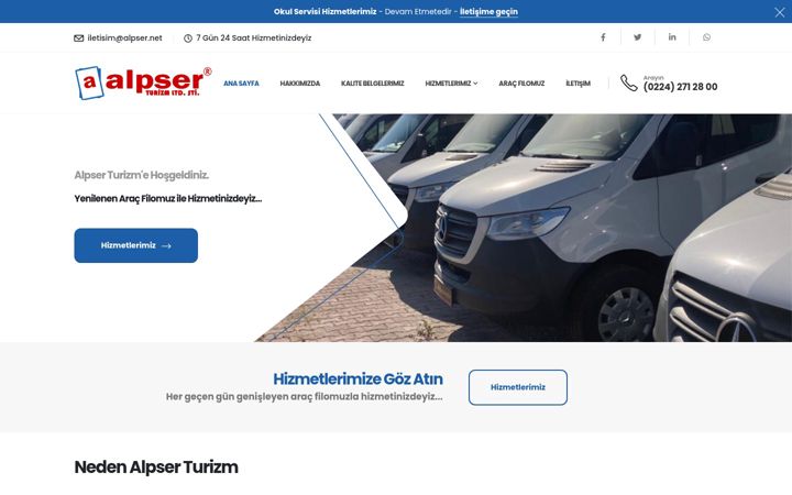 Screenshot of alpser.net