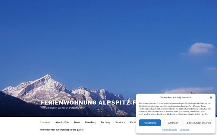 Ekrano kopija alpspitz-flair.de