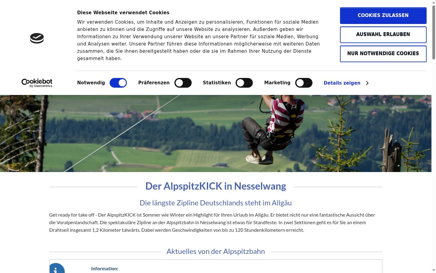 Screenshot tal-banner tal-kunsens muri qabel kwalunkwe interazzjoni