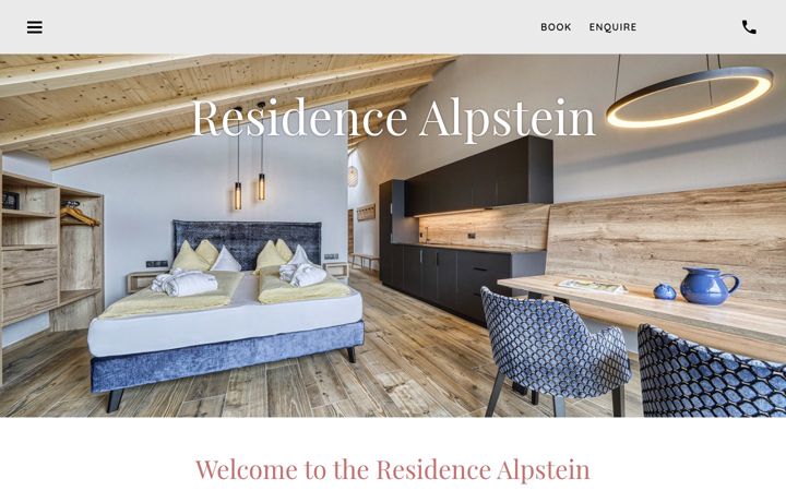 Screenshot of alpstein.eu