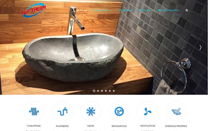 Screenshot of alptherm.fr