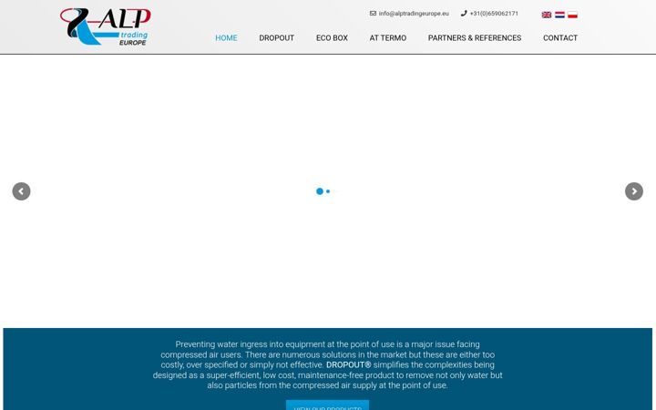 Screenshot van alptradingeurope.eu