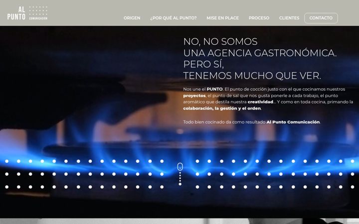 Screenshot of alpuntocomunicacion.com