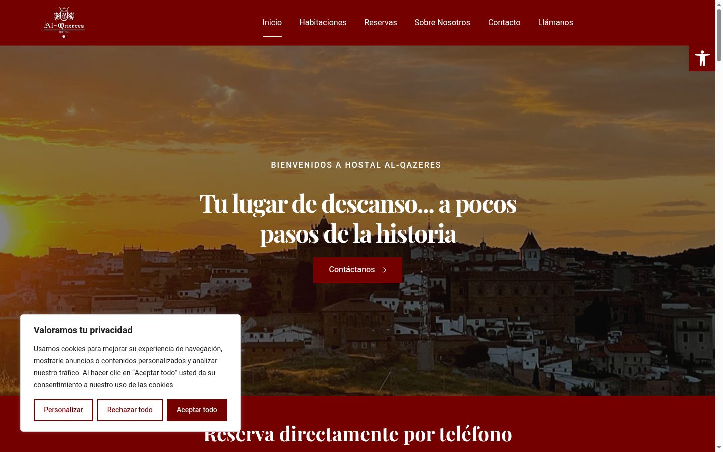 Screenshot van de toestemmingsbanner zoals getoond vóór enige interactie