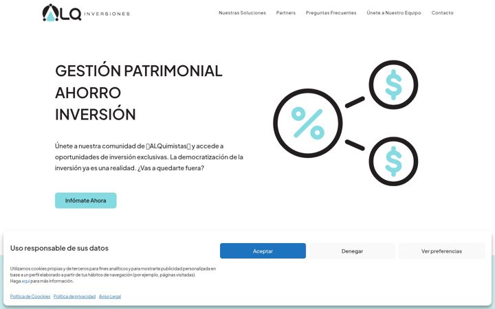 Screenshot of alqinversiones.com