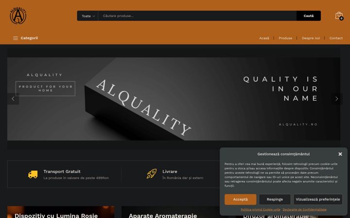 Screenshot of alquality.ro